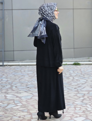 Şifon Detaylı Etekli Takım