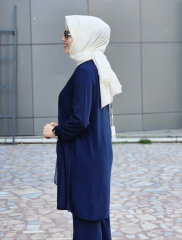 Şifon Detaylı Tunik