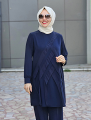 Şifon Detaylı Tunik