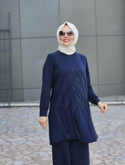 Şifon Detaylı Tunik