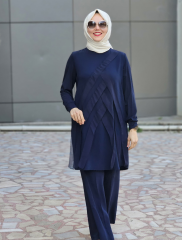 Şifon Detaylı Tunik