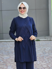 Şifon Detaylı Tunik