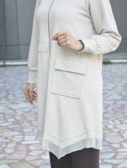 Arkada Fermuar Detaylı Kap/Tunik