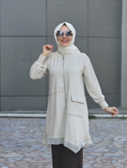 Arkada Fermuar Detaylı Kap/Tunik