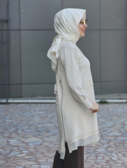 Arkada Fermuar Detaylı Kap/Tunik