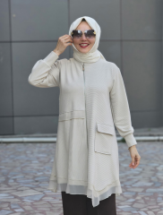 Arkada Fermuar Detaylı Kap/Tunik