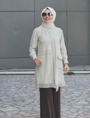 Arkada Fermuar Detaylı Kap/Tunik