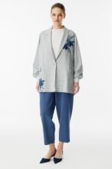 Astarsız Ceketli  Viskon Takım