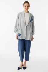 Astarsız Ceketli  Viskon Takım